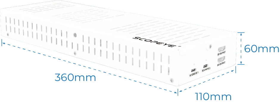 長寬高為360mm、110mm、60mm
